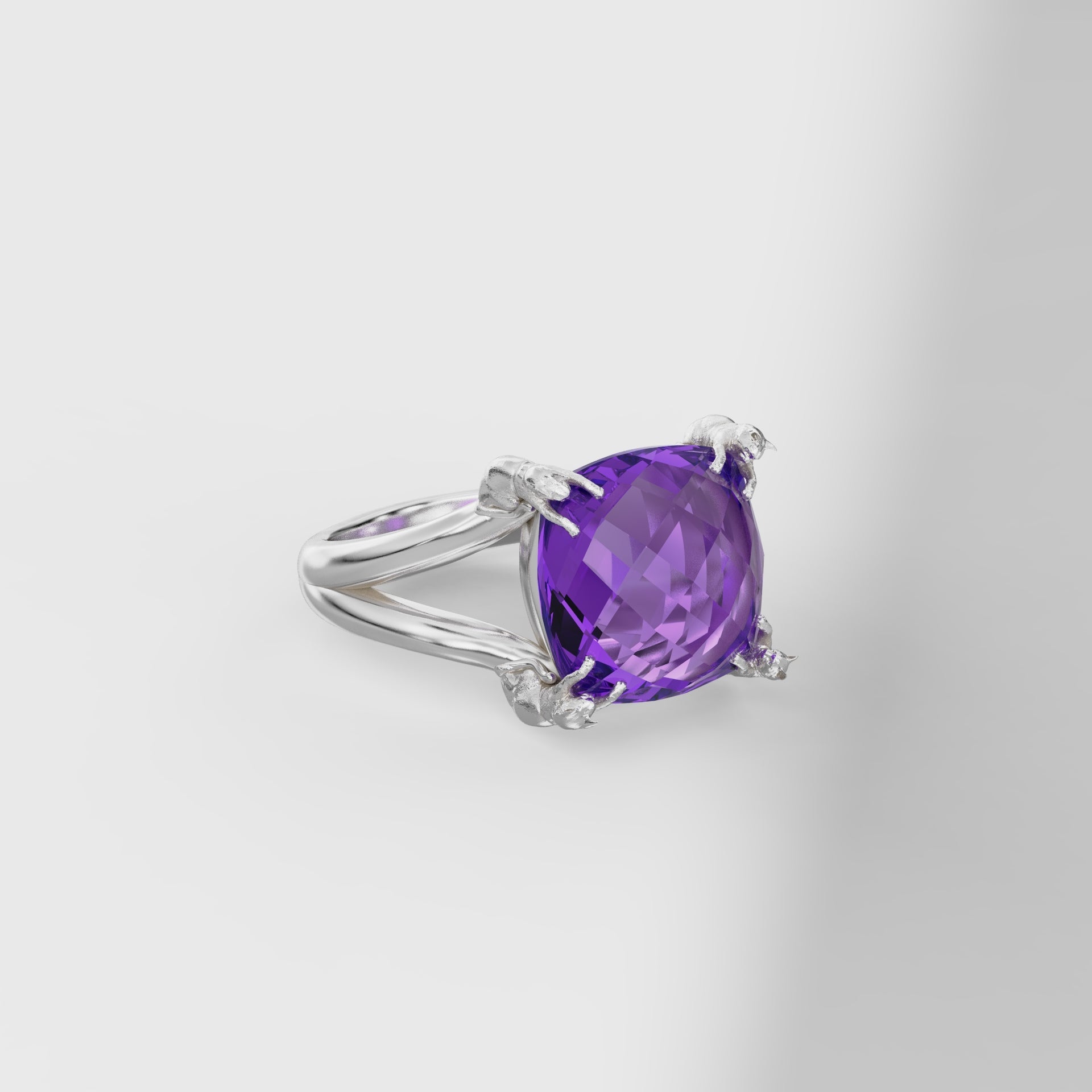 Classic Split Shank Cat Ring