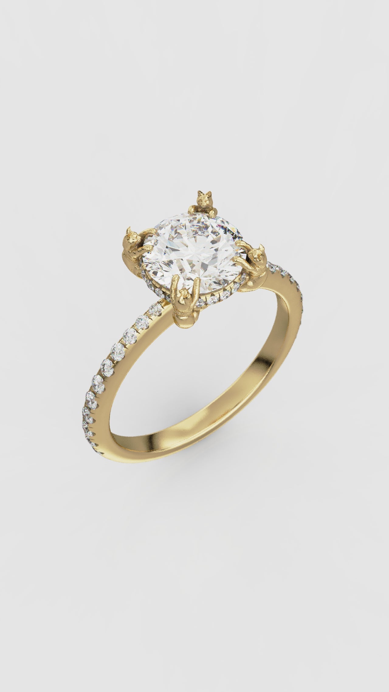 The Chaton Cat Ring