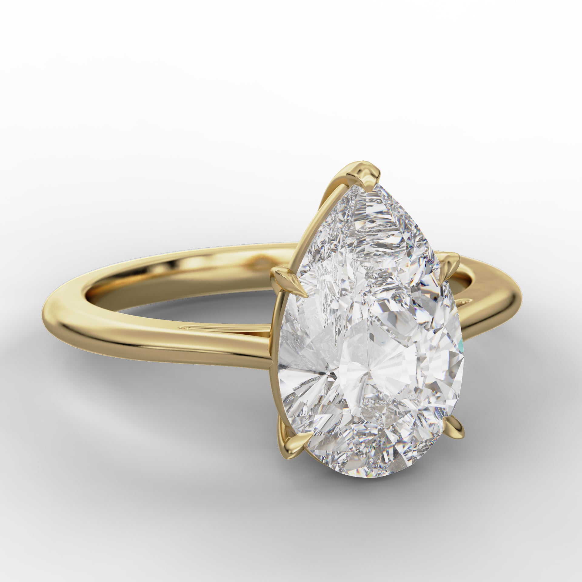 Isabella Ring - Pear Cut