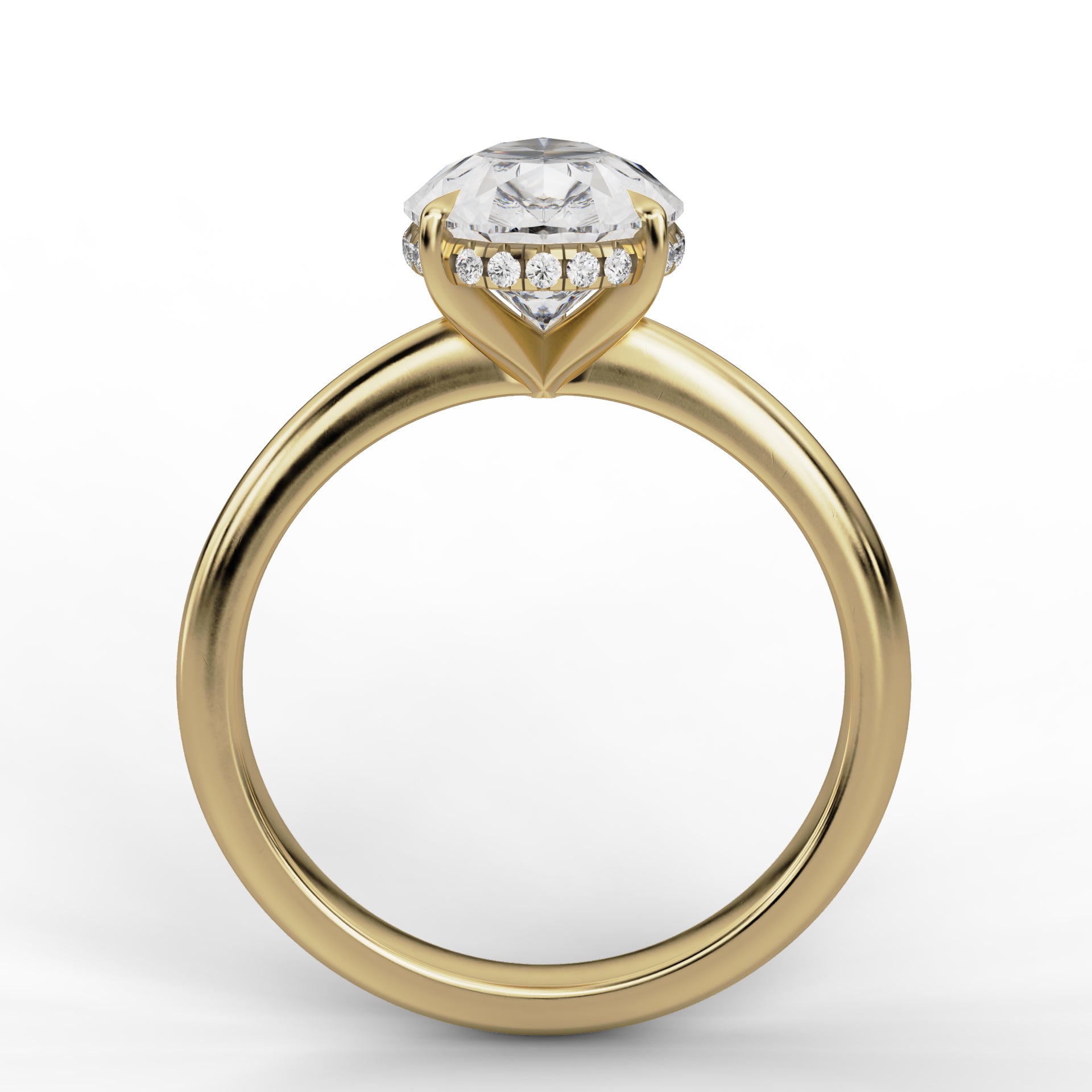 Elara Ring - Pear Cut